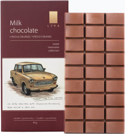 Lyra Milk chocolate Škoda Trabant 90g