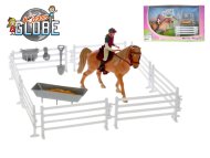 Kids Globe Hrací sada jezdkyně s koněm - cena, porovnanie