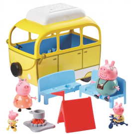 Tm Toys Peppa Pig - Karavan s příslušenstvím + 4 figurky