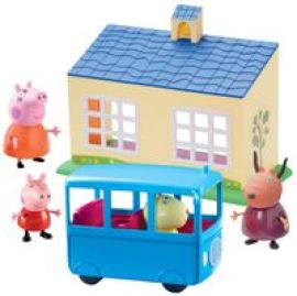 Tm Toys Peppa Pig Škola a školský autobus hracia súprava