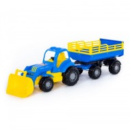 Polesie Traktor-nakladač s vlečkou 46cm - cena, porovnanie