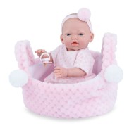 Marina & Pau 200-AP kúpacie bábätko New Born dievčatko v košíčku - cena, porovnanie