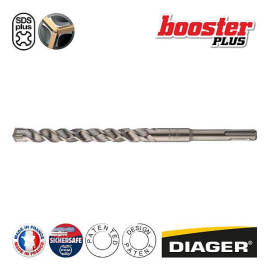 Diager Vrták BOOSTER SDS-plus 8x160mm do armovaného betónu