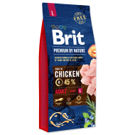 Brit Premium by Nature Adult L 15kg - cena, porovnanie