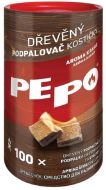 Pe-Po Drevený podpaľovač kocky 100ks - cena, porovnanie