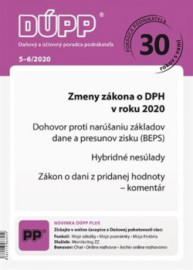 DUPP 5-6/2020 Zmeny zákona o DPH v roku 2020