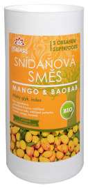 Iswari BIO Raňajková zmes Mango-Baobab 800g