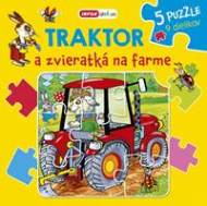 Traktor a zvieratká na farme - puzzle - cena, porovnanie