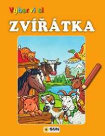 Vybarvi si - Zvířátka (oranžové)