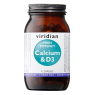 Viridian High Potency Calcium & D3 90tbl - cena, porovnanie