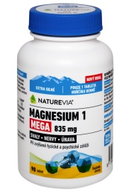 Swiss Natural NatureVia Magnesium 1 Mega 835mg 90tbl