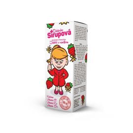 Natures Doktorka Sirupová kalciová Jahody s vanilkou 100ml