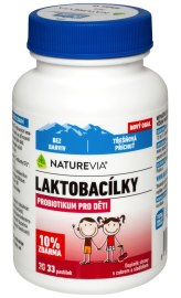 Swiss Natural NatureVia Laktobacílky Kids 33tbl