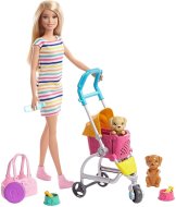 Mattel Barbie Bábika na vychádzke so psíkom - cena, porovnanie