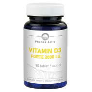 Pharma Activ Vitamin D3 Forte 2000 IU 30tbl - cena, porovnanie