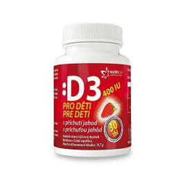 Nutricius Vitamín D3 pre deti 400IU 30tbl