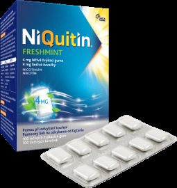 Omega Pharma NiQuitin Freshmint 4mg gum 100ks