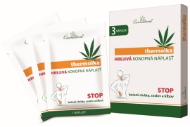 Cannaderm Thermolka hrejivá konopná náplasť 3ks