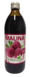 Ekomedica Malina 100% šťava 500ml