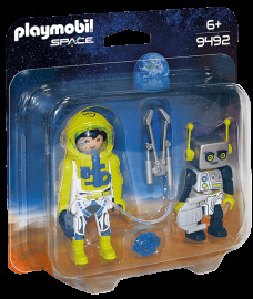 Playmobil Space 9492 Duo Pack Kozmonaut a robot