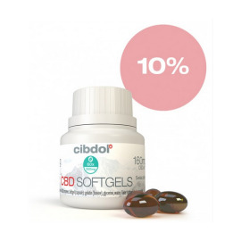 Cibdol Gélové CBD kapsuly 10% 60tbl