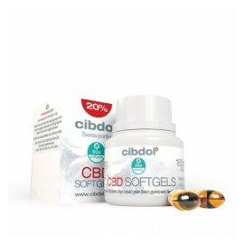 Cibdol Gélové CBD kapsuly 20% 60tbl