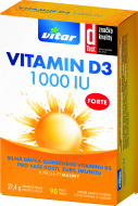 Vitar Revital Vitamín D3 Forte 1000 IU 90tbl - cena, porovnanie
