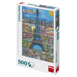 Dino Eiffelova Veža Kreslená 500 Puzzle