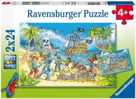Ravensburger 050895 Piráti 2x24 dielikov