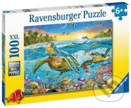 Ravensburger 129423 Plávanie s vodnými korytnačkami 100 dielikov
