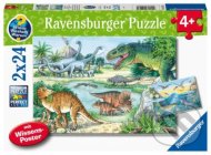 Ravensburger 051281 Dinosaury 2x24 dielikov - cena, porovnanie