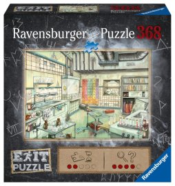 Ravensburger 167838 Exit: Laboratórium 368 dielikov