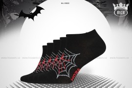 Hoza Dámské kotníkové ponožky - pavoučci 5 párov