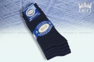 Hoza Pánské ponožky hladké, 100% bavlna - tm. modrý mix 5 párov - cena, porovnanie