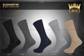 Hoza Pánské společenské ponožky z luxusní mercerované bavlny 5 párov