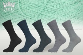 Hoza Pánské ponožky žebrované 5/2, 100% bavlna - tmavý mix 5 párov