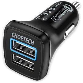 Choetech Quick 2x QC3.0 USB-A Car Charger