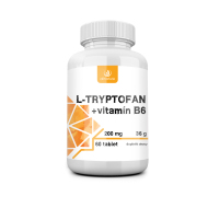 Allnature L-tryptofán + vitamín B6 60tbl - cena, porovnanie