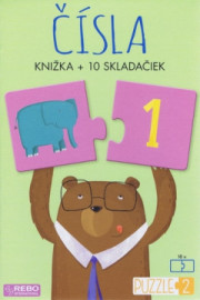 Čísla - knižka + 10 skladačiek