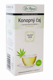 Zelená Země CBD Konopný čaj porcovaný 30g