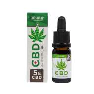 Euphoria CBD konopný olej full spectrum 5% 500mg 10ml - cena, porovnanie