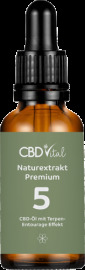 Cbd Vital Konopný olej premium 1500mg 5% 30ml