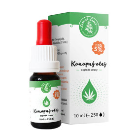 Zelená Země CBD Konopný olej 5% 10ml