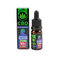 Euphoria CBD olej 10% s terpeny 1000mg Headache Slayer 10ml - cena, porovnanie