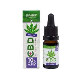 Euphoria CBD konopný olej full spectrum 10% 1000mg 10ml