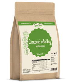 Greenfood Ovsené vločky bezlepkové drvené 650g