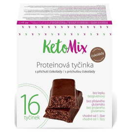 Ketomix Proteínové tyčinky s príchuťou čokolády 16x40g