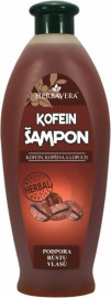 Herbavera Kofein šampón s žihlavou a lopúchom pre podporu rastu vlasov 550ml