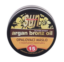 Vivaco Sun Argan Bronz Oil Glitter Effect SPF15 200ml