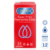 Durex Feel Thin Fetherlite Elite Extra 12ks - cena, porovnanie